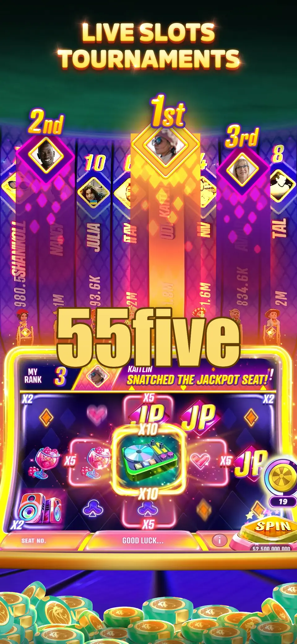 55five Tangkapan Layar - APK Resmi